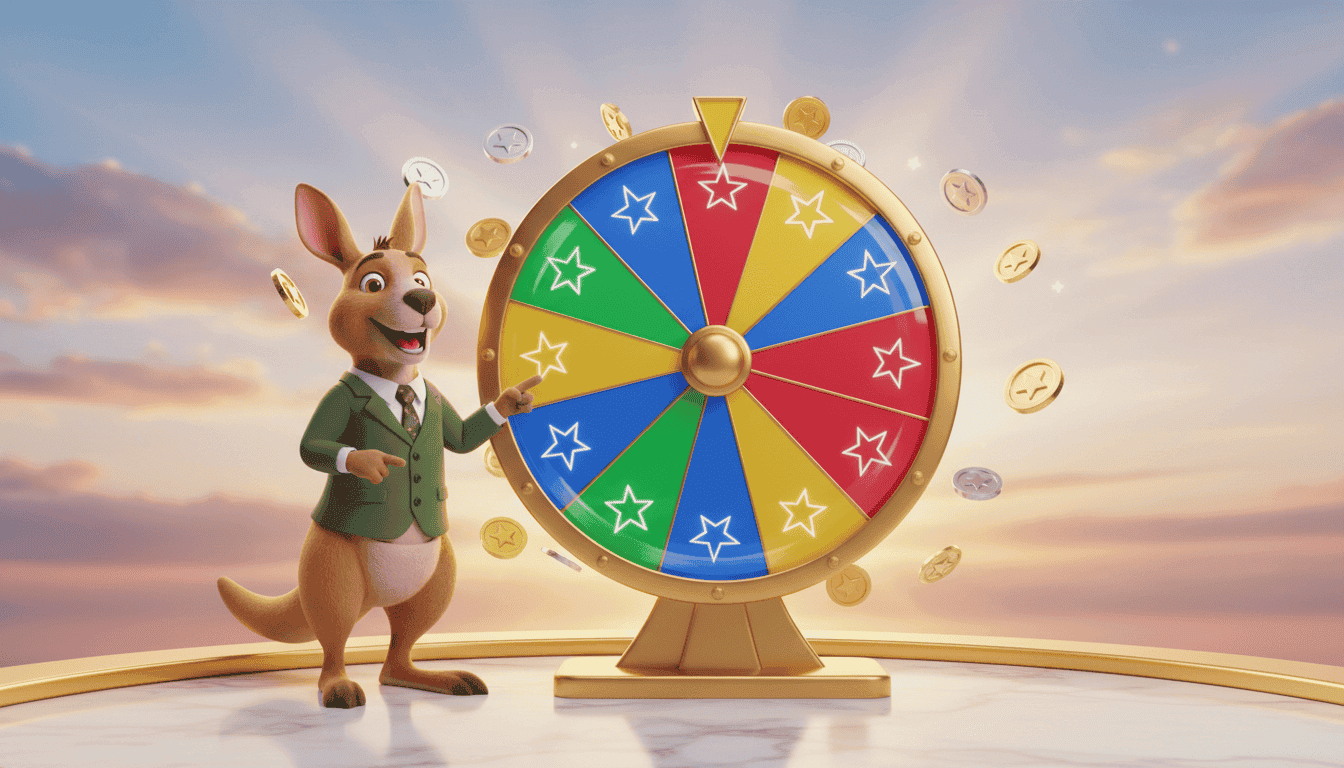 Wheel of luck banner